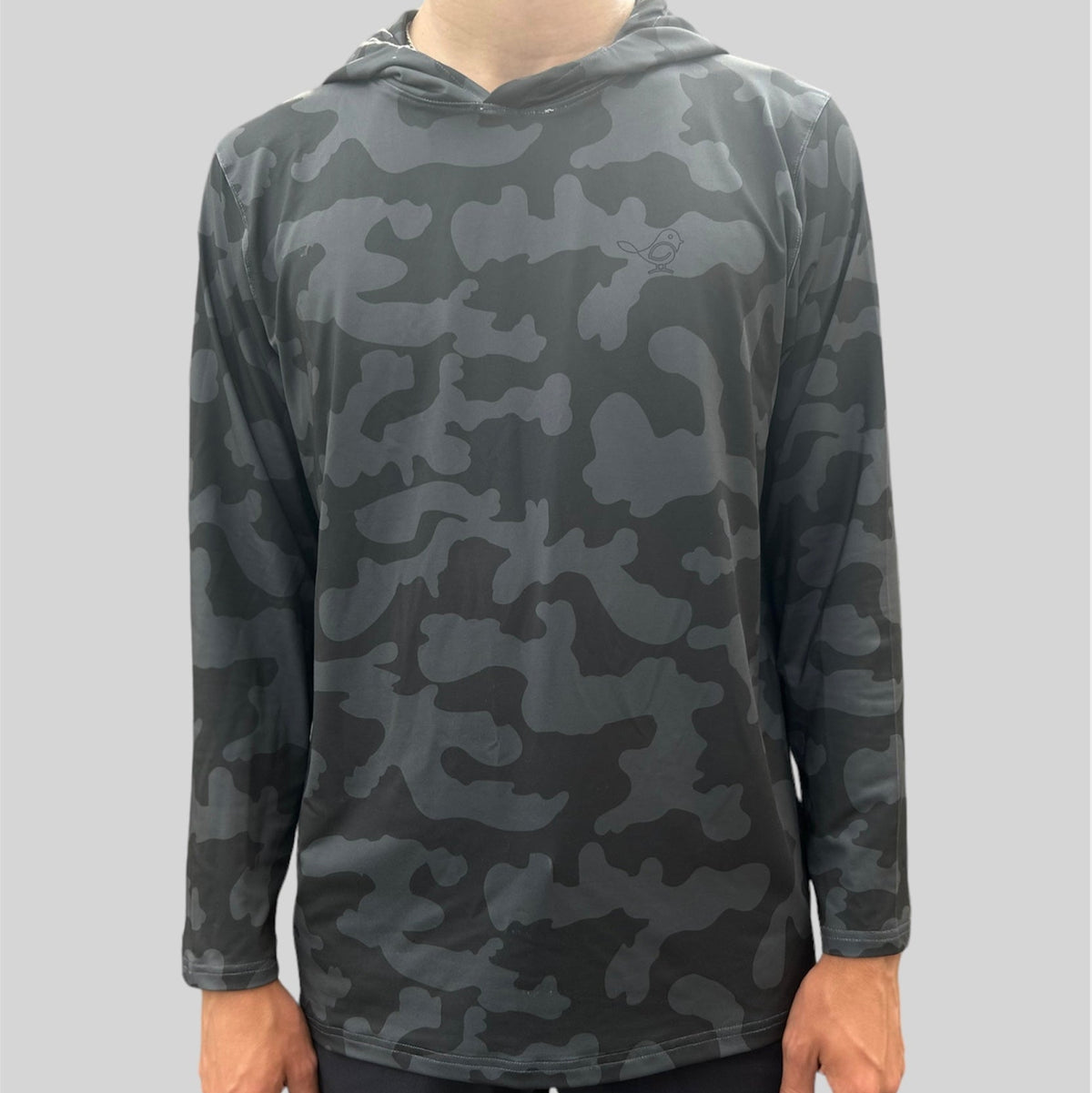 Black Camo Pull-Over