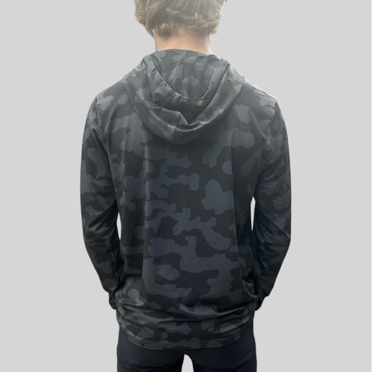 Black Camo Pull-Over