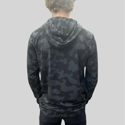 Black Camo Pull-Over