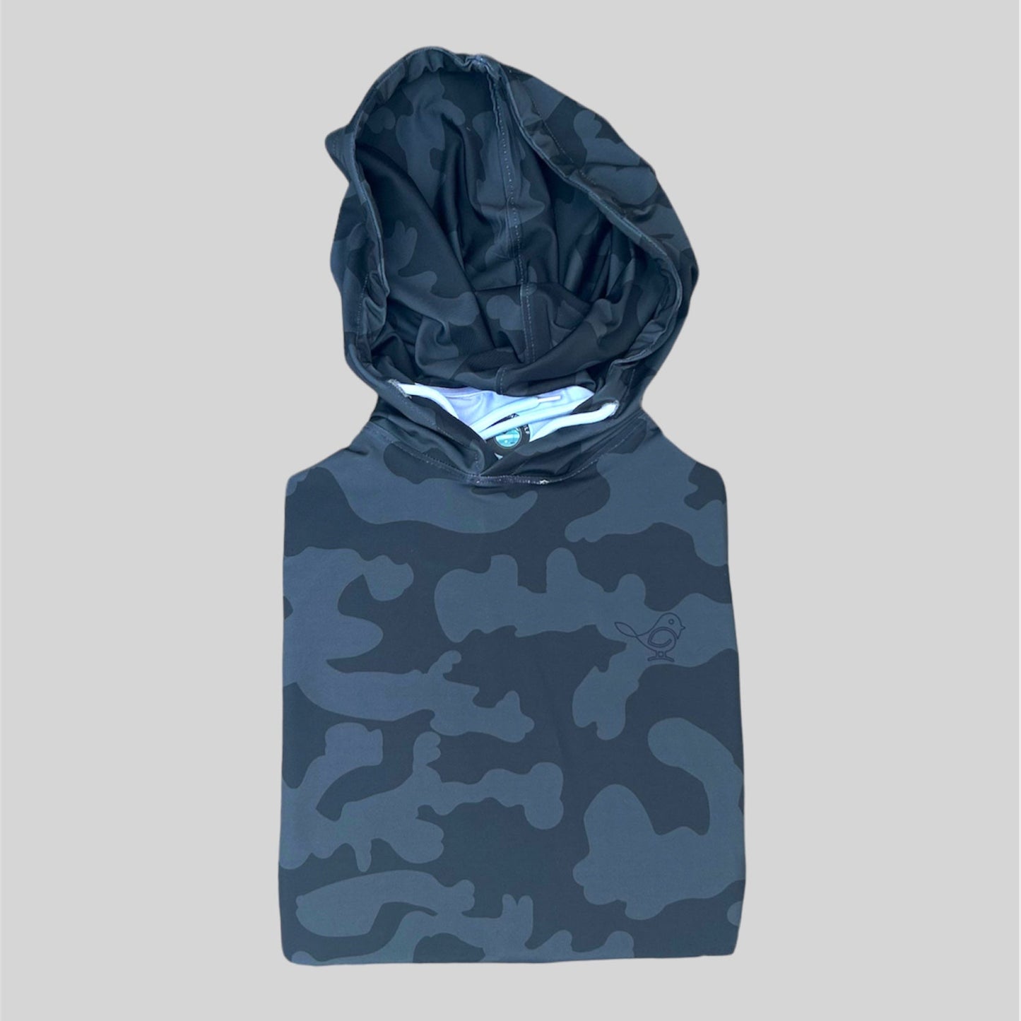 Black Camo Pull-Over